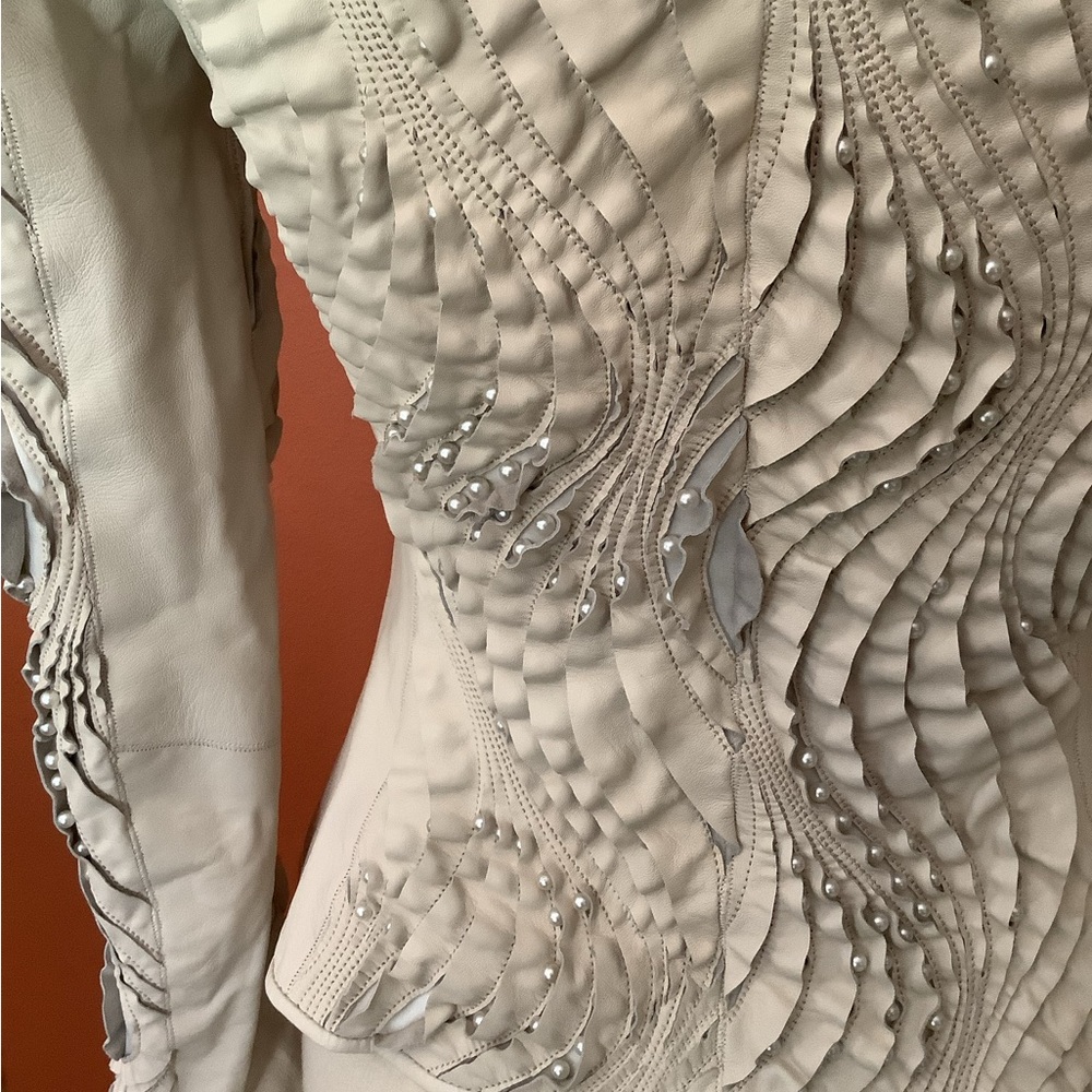 Figure flaCream lame leather forever completely reversible - Picture 3 of 16